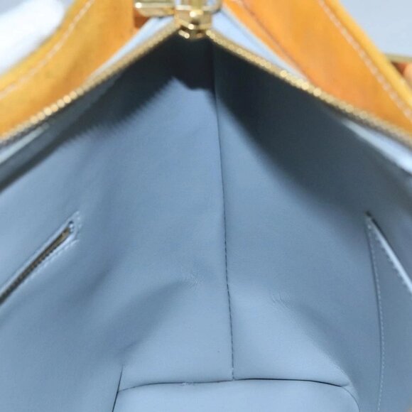 LOUIS VUITTON Monogram Vernis Houston Hand Bag Gris M91053 LV Auth 101664 - Picture 11 of 16